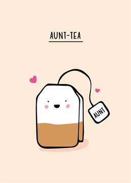 Remind your Aunt how brew-tiful she is as a person with this cute Scribbler Birthday card. See what I did there? Another pre-tea good pun?