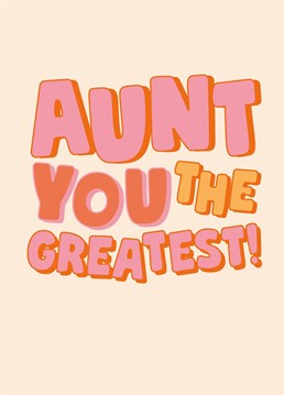 I'm sure she would agree! This Scribbler design is very 60's so if your Auntie is an Austin Powers fan this'll get her in the mood for a groovy birthday.