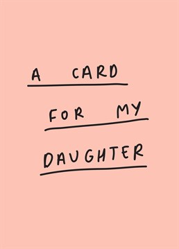 Worried about getting the wrong thing? Play it safe and send your daughter this Scribbler birthday card that does what it says on the tin, without having to remember her current likes and dislikes.