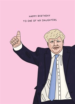 If like Boris, you find it hard to keep track - who would after the first 5? Play it safe by sending this impersonal Scribbler design, perfect for a little Johnson on her birthday!