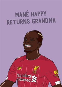 Still riding on a high from their victory, a Liverpool fan would be chuffed to recieive this football inspired birthday card by Scribbler, featuring a player who helped them get there!