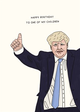 If like Boris, you find it hard to keep track - who would after the first 5? Play it safe by sending this impersonal Scribbler design, perfect for a little Johnson on their birthday!