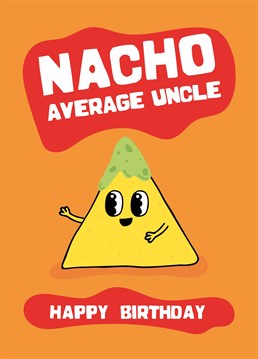 The perfect birthday card to send an Uncle who appreciates his jokes smothered in cheese! Make him smile with this fun design by Scribbler.