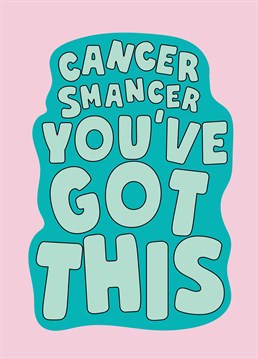 Send some reassuring vibes with this supportive breast cancer card by Scribbler.