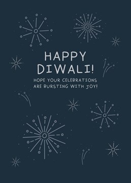 There in spirit! Light up their life and help a loved one to celebrate Diwali with this cute Scribbler design.
