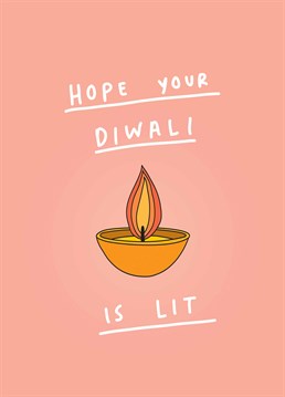 Send love and light to someone special and wish them a very happy Diwali with this Scribbler card.