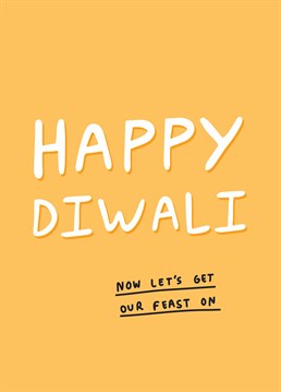 Time for food! Get the party started with this Scribbler Diwali card.