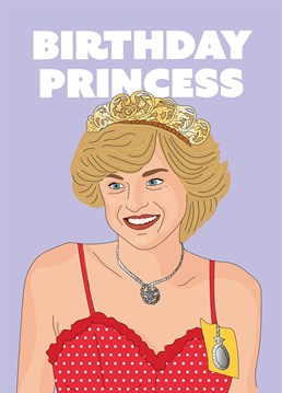 Obsessed with Diana? Crown a birthday princess and have a proper royal celebration with this cute Scribbler design.