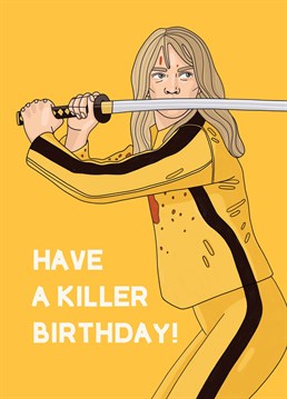 Whatever they lack in age, they make up for in madness! Send this killer birthday card to celebrate a total movie buff. Designed by Scribbler.