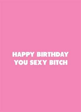 David Guetta who? If you know a sexy bitch, call them out on their birthday with the help of this cheeky Scribbler design.
