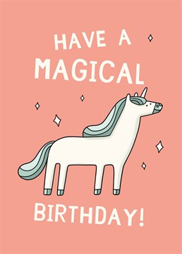 Make all their birthday wishes come true with this magical Scribbler design, perfect for someone extra special!
