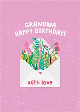 Celebrate a grandma like no other on her birthday with this thoughtful design by Scribbler.