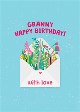 Celebrate a granny like no other on her birthday with this thoughtful design by Scribbler.