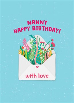 Celebrate a nanny like no other on her birthday with this thoughtful design by Scribbler.