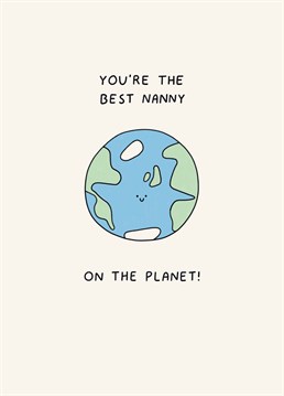Send this adorable Scribbler Birthday card to a nanny who's out of this world.