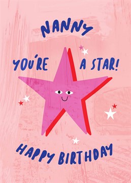 Send this adorable Scribbler card to celebrate a totally magical nanny on her birthday and add a little sparkle to her life.