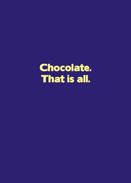 That's what Easter's all about right? Celebrate National Chocolate Day by sending this Scribbler card to a fellow chocoholic.