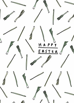 Spring has officially sprung! Send this Easter design to someone who knows their daffodils from their spring onions. Designed by Scribbler.
