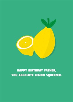 If your father's a real Cockney geezer, send him this funny birthday card and a tumble down the sink on you. Designed by Scribbler.