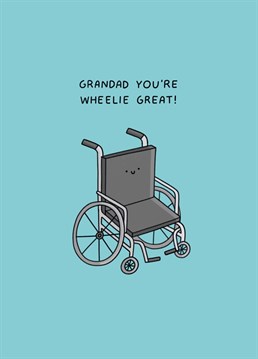 Send grandad this wonderfully punny Scribbler Birthday card to tickle his funny bone and let the good times roll!