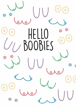 Celebrate a transgender hero finally getting themselves some tits! Send this supportive Scribbler card to make them smile.