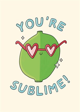 Compliment your main squeeze and make them smile by sending this seriously sweet Scribbler Anniversary card.