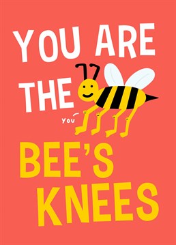 For a bee-autiful person that you knee-d in your life... What would you do without them? Designed by Scribbler.