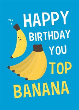 If they're the best of the bunch, make sure they have a totally bananas bithday with this cute Scribbler Birthday card.