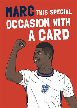 Celebrate a true hero and name them man (or woman) of the match with this football inspired Scribbler Birthday card.