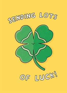Send this lucky charm to a loved one and show that you'll always be-leaf in them! Designed by Scribbler.