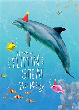 Make a big splash on their birthday with this sea-riously brilliant Scribbler card.