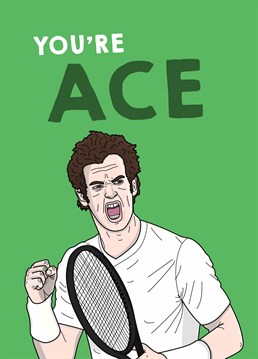 What a pro! Send this Andy Murray inspired Scribbler Birthday card to a tennis lover and tell them they're an absolute legend.