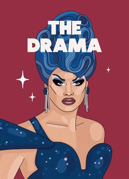 I am Julia Roberts in Pretty Woman. Big mistake - huge! The Drama has arrived. The perfect Drag Race Birthday card to send a Scarlet Envy fan, designed by Scribbler.