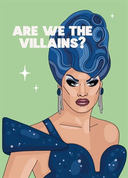Channel Scarlet and feel your own oats so hard, you forget any others are there! Send All Stars energy to a Drag Race fan with this gag-worthy Scribbler Birthday card.