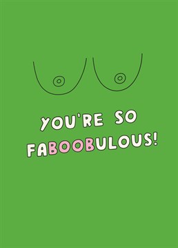 For someone who is the absolute tits! Get them smiling with this cheeky Scribbler card, designed to support CoppaFeel! breast cancer awareness charity.