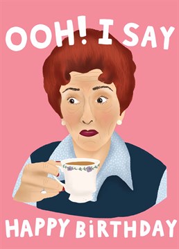 Send soap icon Dot Cotton to an Eastenders fan and make sure they have an absolutely legendary birthday! Designed by Scribbler.