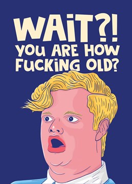 Make them laugh with this jaw-dropping, meme-inspired birthday card by Scribbler.