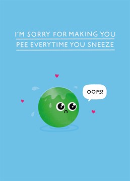 Send this cheeky Scribbler card to make your mum laugh on Mother's Day - but not too much because that's equally as dangerous!