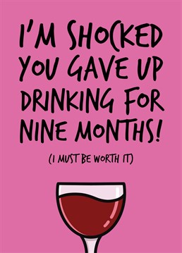 And she's been doing a great job of making up for it ever since! Tease your mum with this funny Mother's Day card by Scribbler.