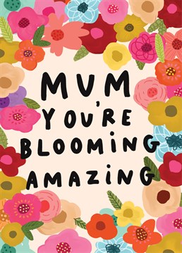 Send this gorgeous, floral Scribbler card to really brighten her Mother's Day.
