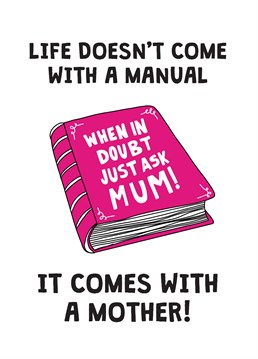 You know what they say: Mother always knows best! Give your mum the greatest compliment with this funny Scribbler card.
