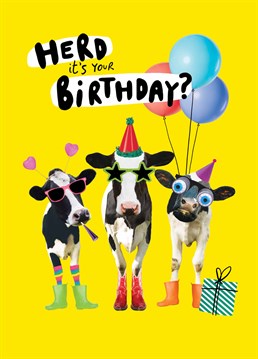 Get the herd together for a WILD birthday celebration and make your loved one laugh with this punny, animal-themed Scribbler card.