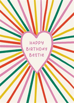 Obvs your bestie deserves the very best birthday card money can buy. Brighten their day with this cute Scribbler design.