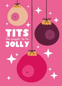Make sure your friend's Christmas is the very breast this year by sending them this tit-riffic Scribbler card.