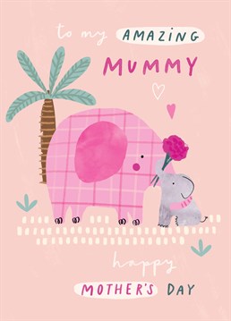 Help a little one to make sure mum isn't forgotten this Mother's Day! Send her this adorable and elephant-astic Scribbler card that she will treasure.