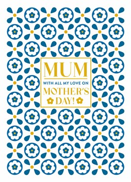 Make mum smile with this stylish, geometric Mother's Day card and show her just how much you love her. Designed by Scribbler.