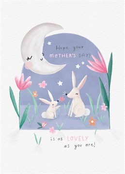 Send this seriously sweet Mother's Day card to an amazing mum and show that you love her to the moon and back. Designed by Scribbler.