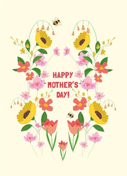 This delicate, floral design has been freshly picked just for your mama! Designed by Scribbler.