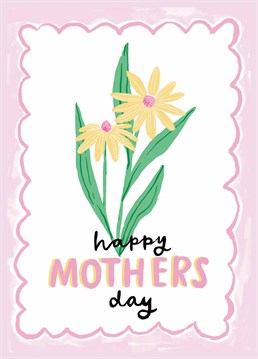 Send this lovely, stylish Scribbler card to say thanks and brighten up mum's day.