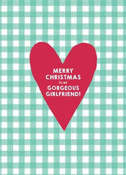 Send this cute, colourful card to wish your girlfriend the happiest of Christmasses and make her smile on this special day. Designed by Scribbler.